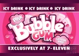 Pink Bubble Gum 7-11 Icy Drink