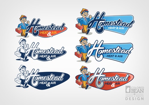 Homestead Logo Early Versions
