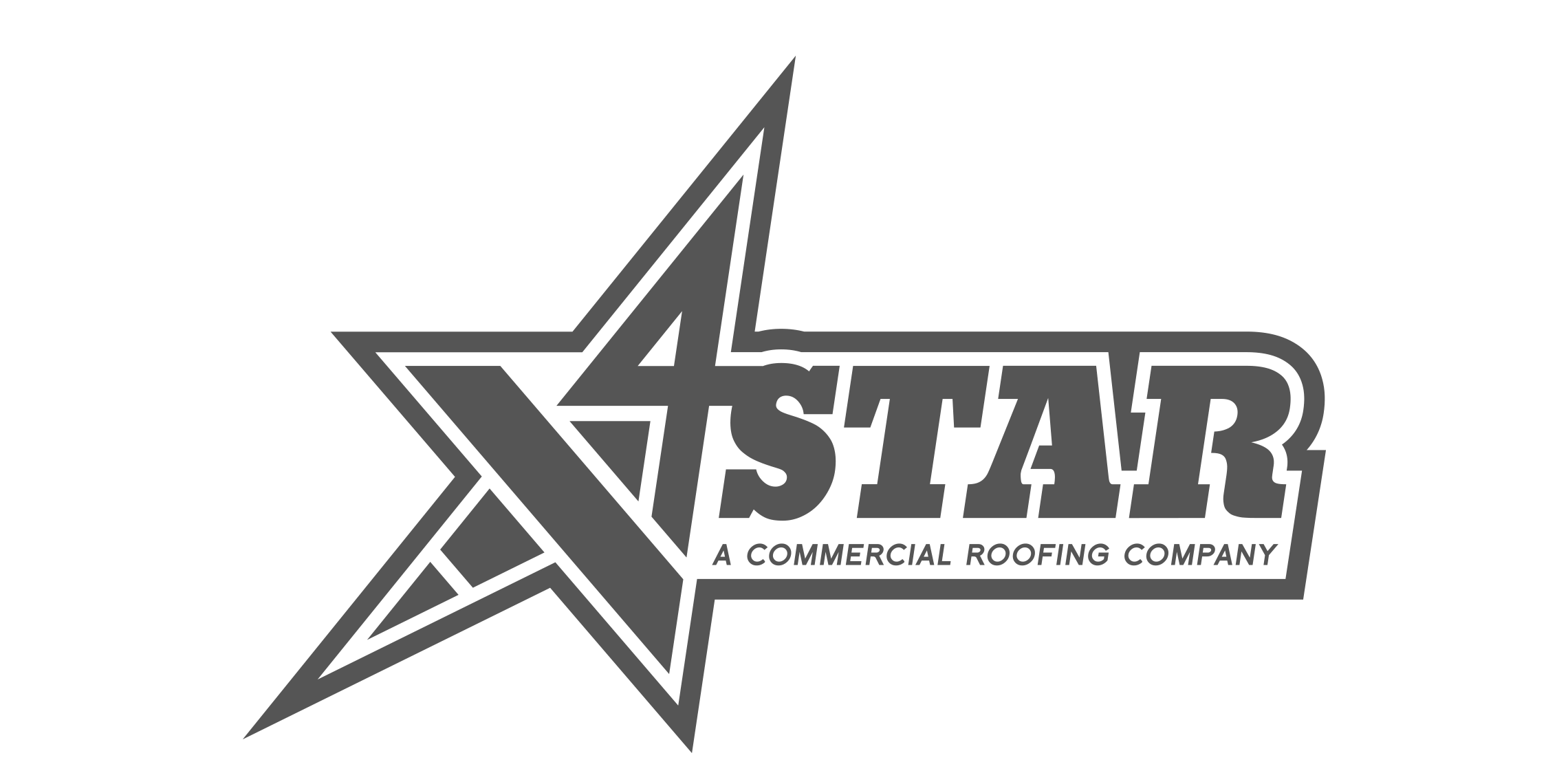 4 Star Commercial Roofing Logo (1-color version)