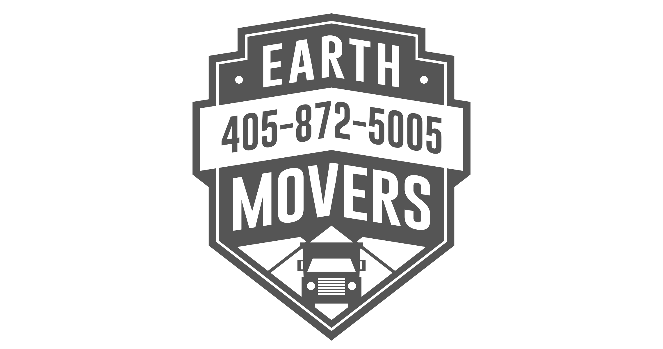 Earth Movers Logo Design (1-color version)