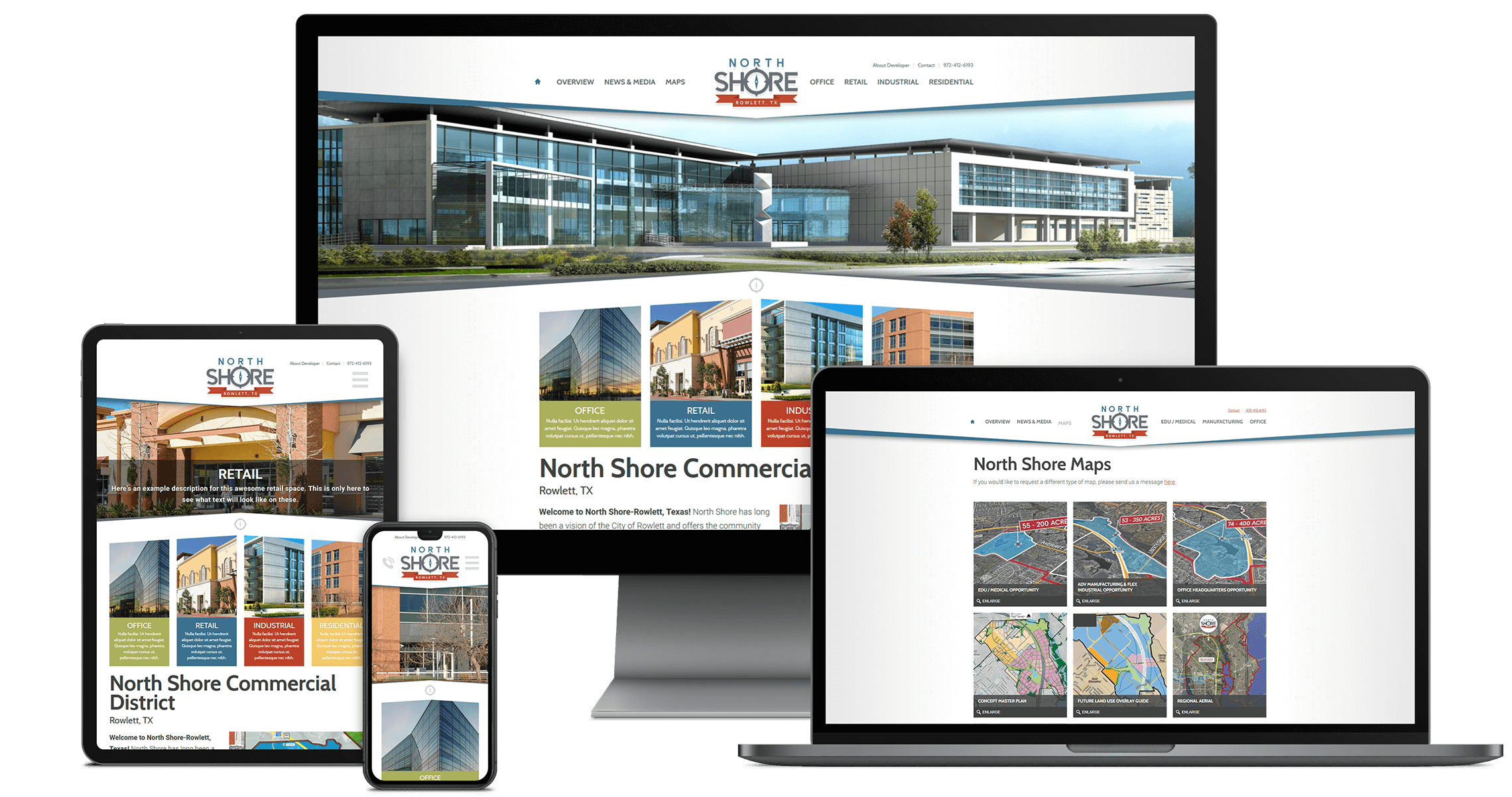 Rowlett North Shore Website Design