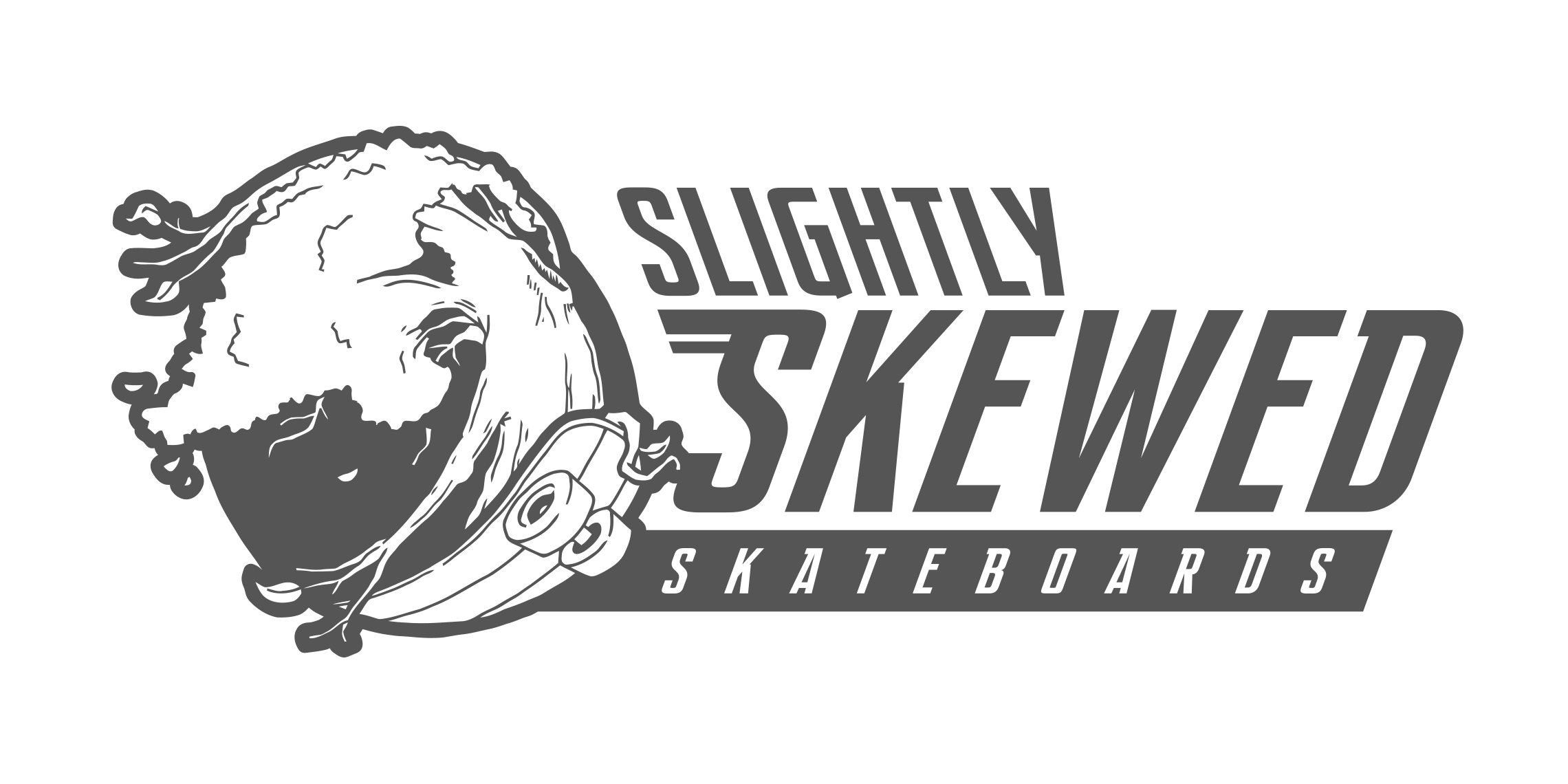 Slightly Skewed Skateboards (1-color version)