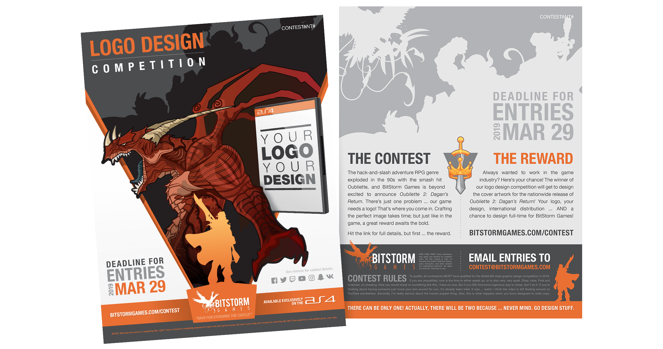 BitStorm Games Logo Contest