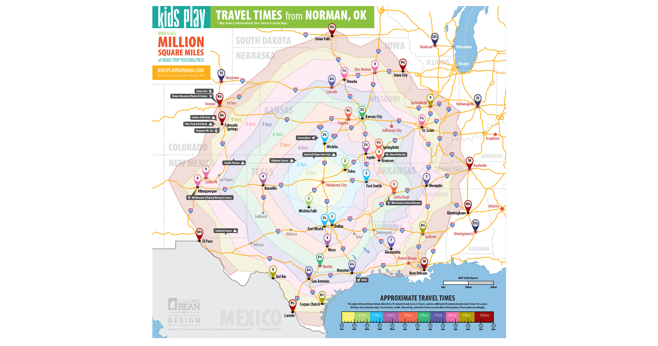 KidsPlay Travel Map