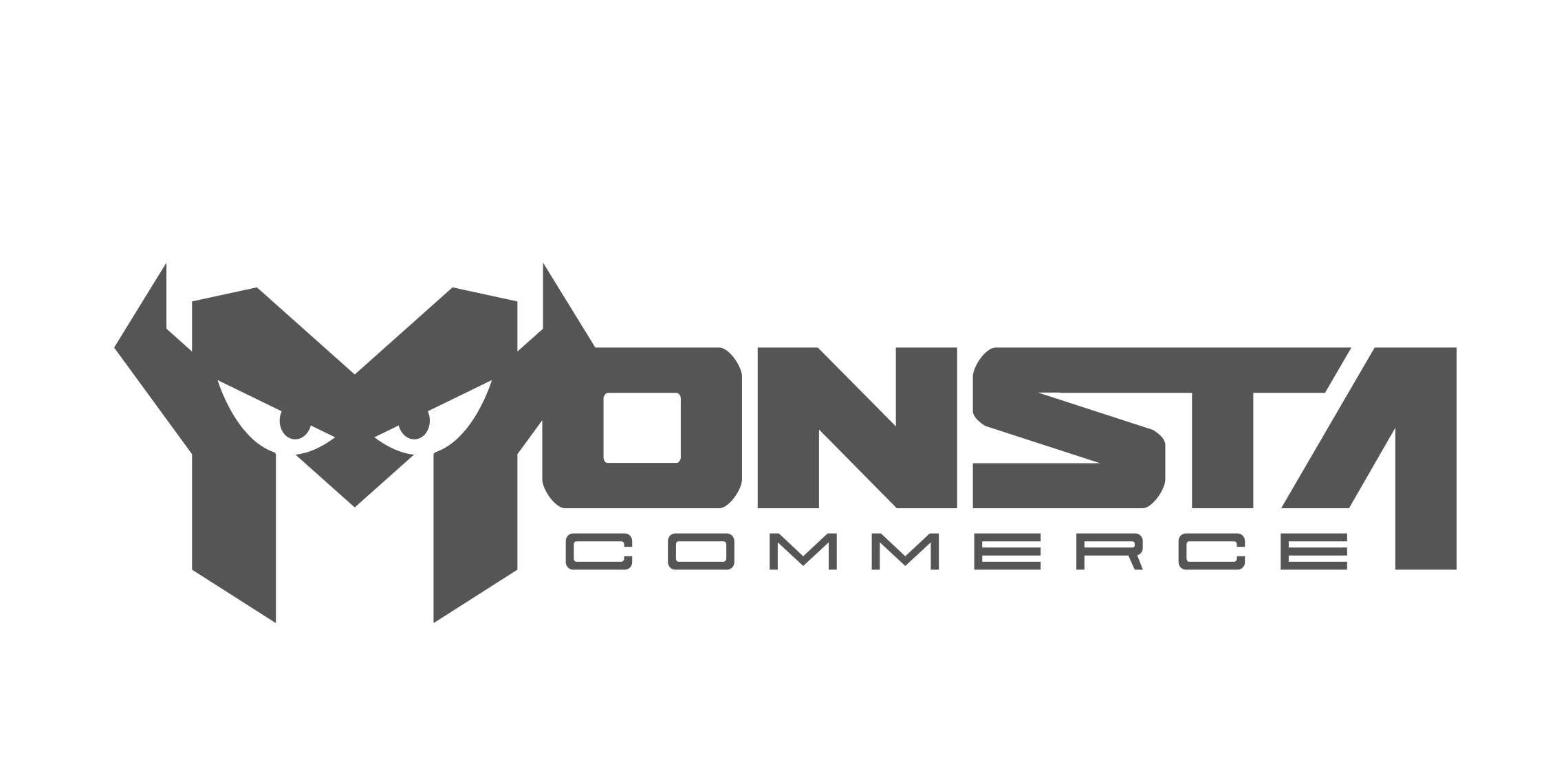 Monsta Commerce Logo Design (1-color version)