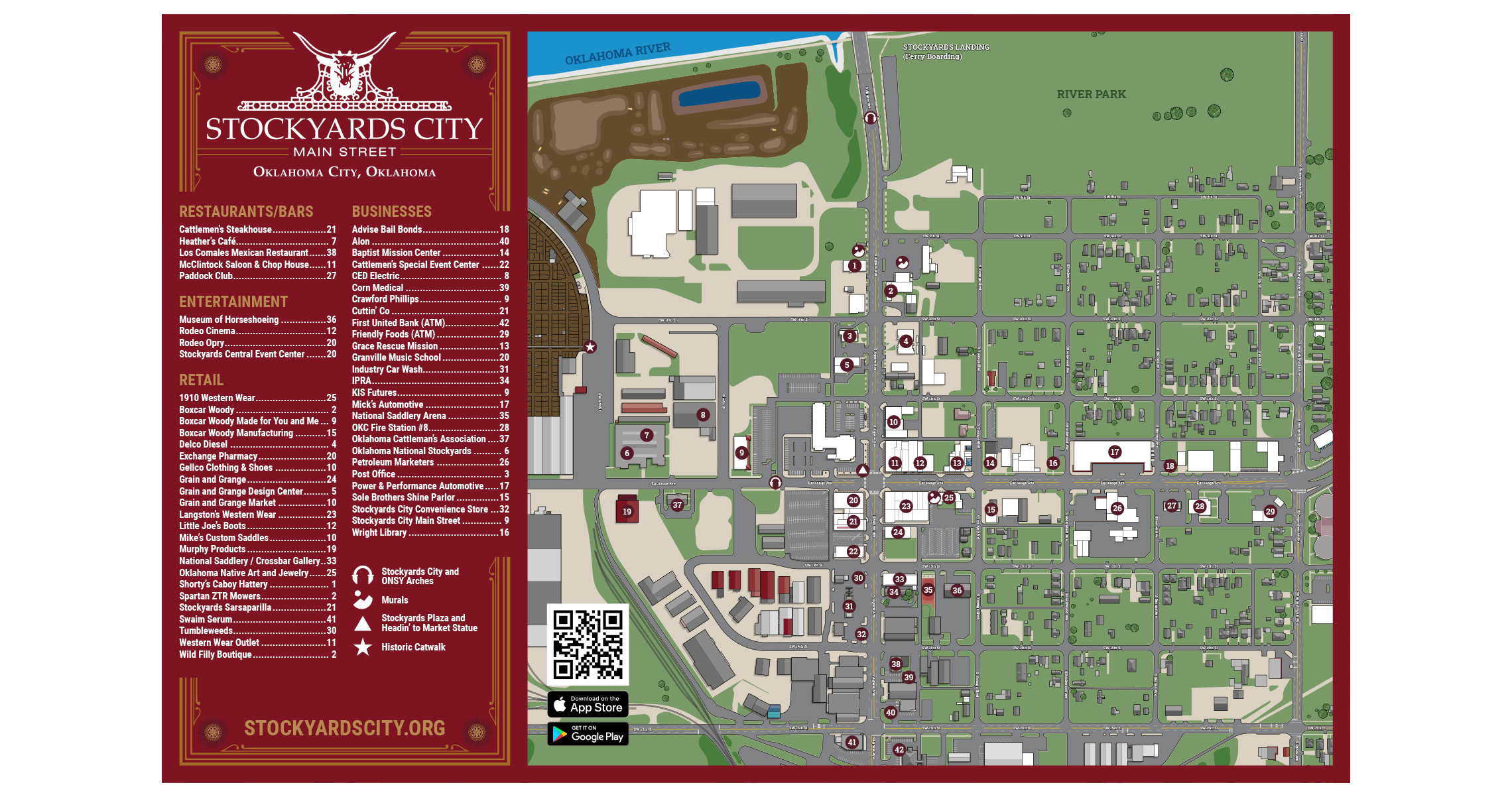 Stockyards City Map