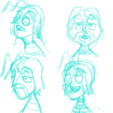 Let It Bee Rough Sketches